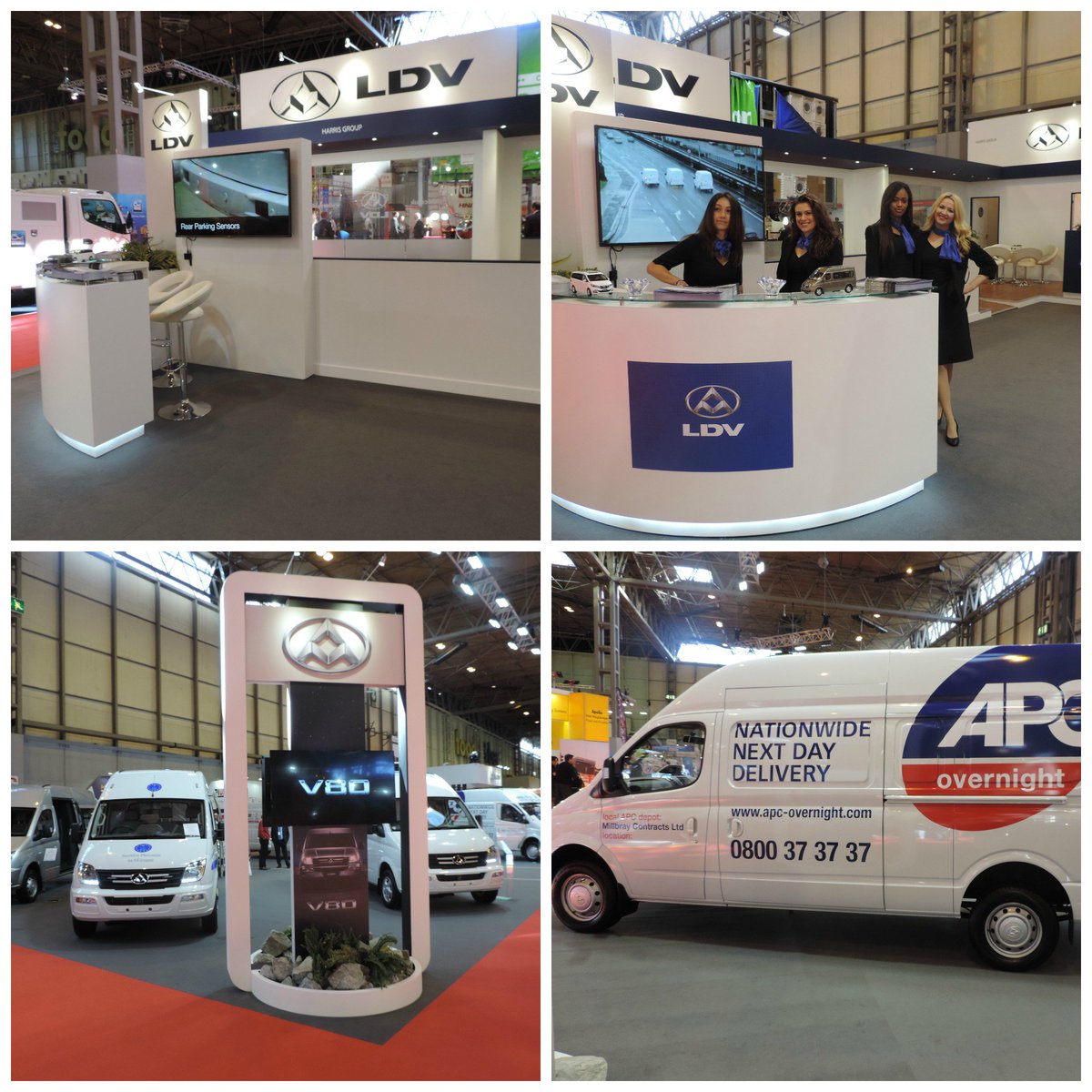 LDV_Ireland's tweet photo. All set for the final day at @TheCVShow. Make sure to pop down to the #LDV stand 5C81&amp;5A110 to see the V80 range! https://t.co/ajHwLleYyc