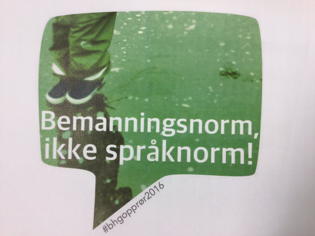 ida_kaspara's tweet image. Hvordan skal en slik språknorm se ut? Betimelig spm fra @GeirJBekkevold #bhgopprør2016