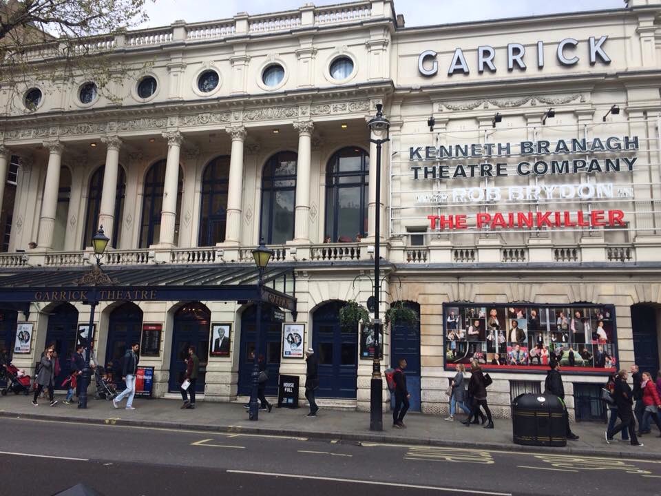 Off to the theatre...not exactly to watch the show... #massage #garricktheatre #thepainkiller