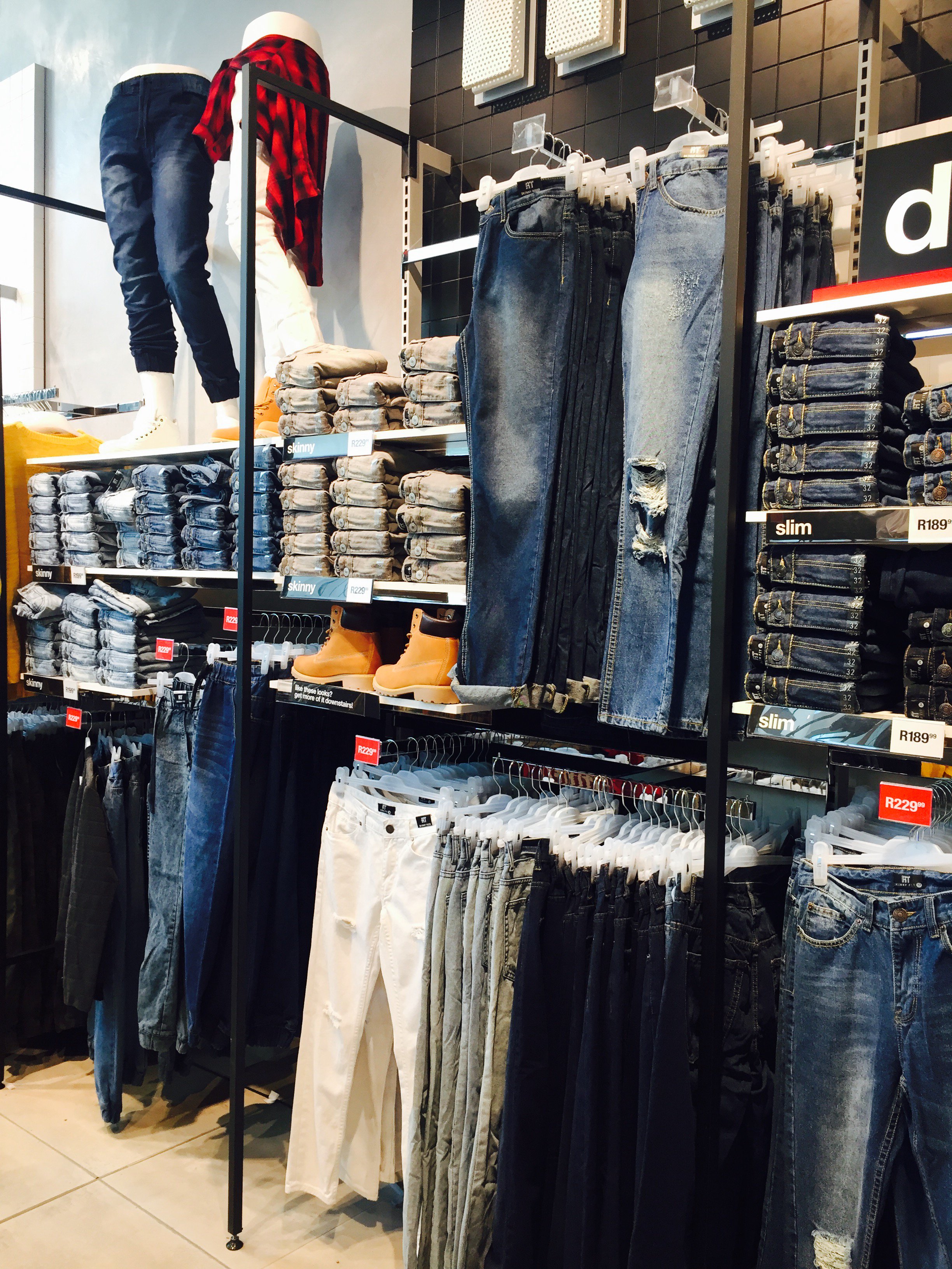 Mr Price on X: Guys find your denim fit in-store now! P.s We've got check  shirts in every style too. Come on by. #MRPMallofAfrica   / X