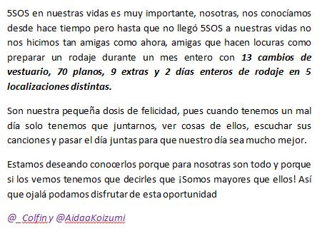 No cabía en 1 tweet, aquí lo que significa para nosotras #Conoce5SOSMTV Barcelona <a href="/mtvspain/">mtvspain</a> 
vimeo.com/163814863