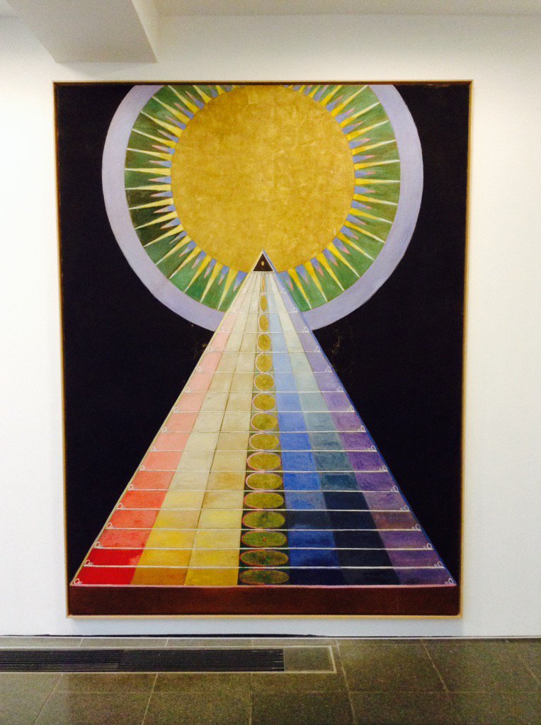 Candle_Face's tweet photo. Hilma af Klint 1915
Rainbow Road long before Mario and his cart https://t.co/sAA16UpUwu