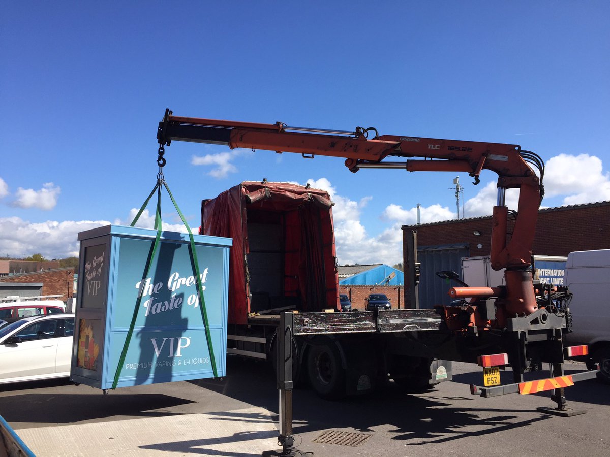 Capitalkiosk's tweet image. VIP is off to Wisbech with its new mobile retail unit