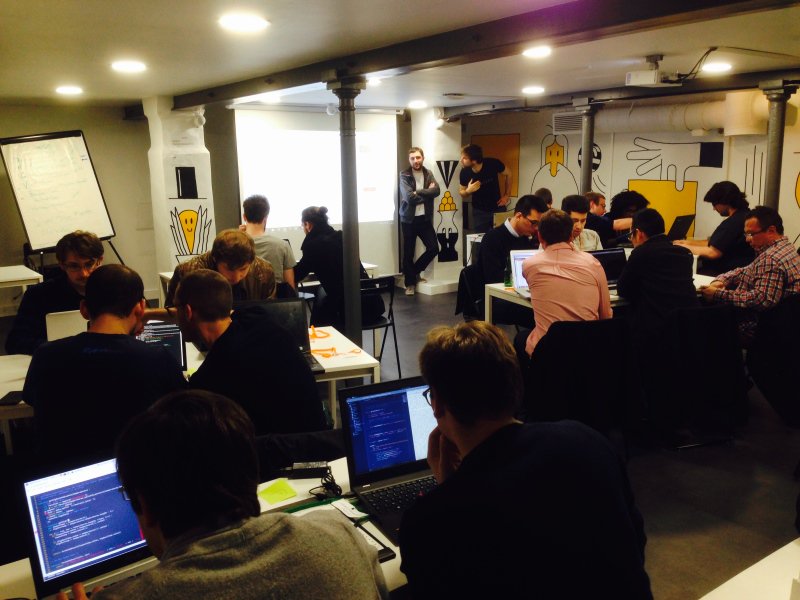 Amazing #CodingBattle last night in Paris. Great people, awesome night. @philos_lab @wemanityFR #javascript