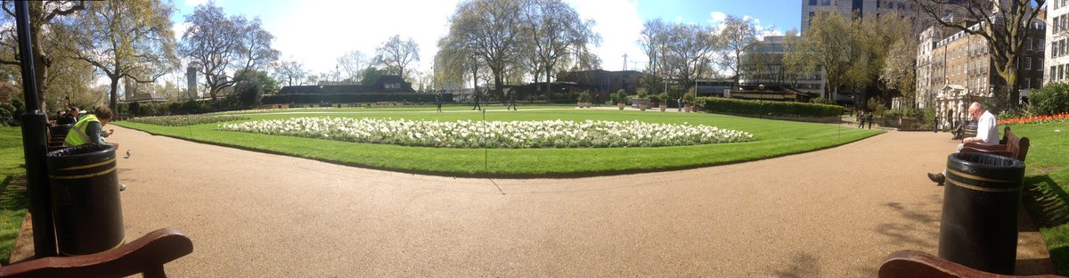 stephjess8's tweet photo. It felt like an opportune moment for a panoramic ❤️🌞 #embankment #london #springhasreturned https://t.co/addIxZQYUn