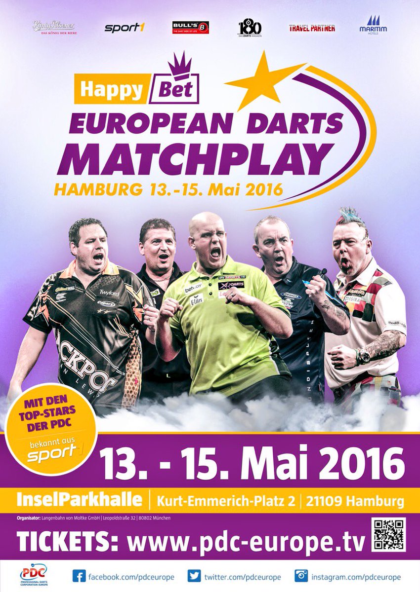 #HappyBetEDM16 #Darts #PDC