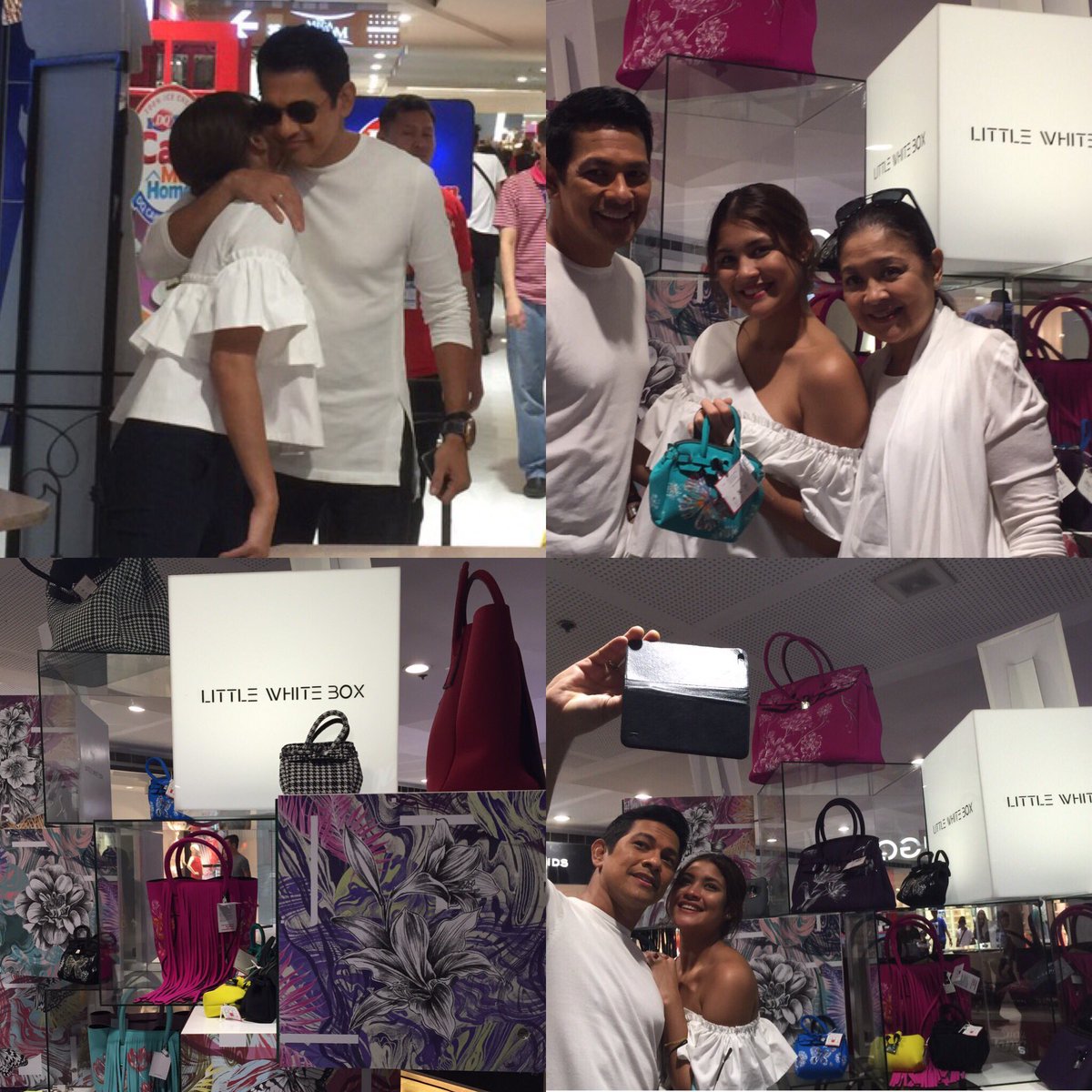 AngeliPV's tweet photo. Congratulations @KianaVee for your first venture ! #Littlewhitebox TY Papa @GaryValenciano1 for coming #SMMegamall https://t.co/8z2rMc0Nui