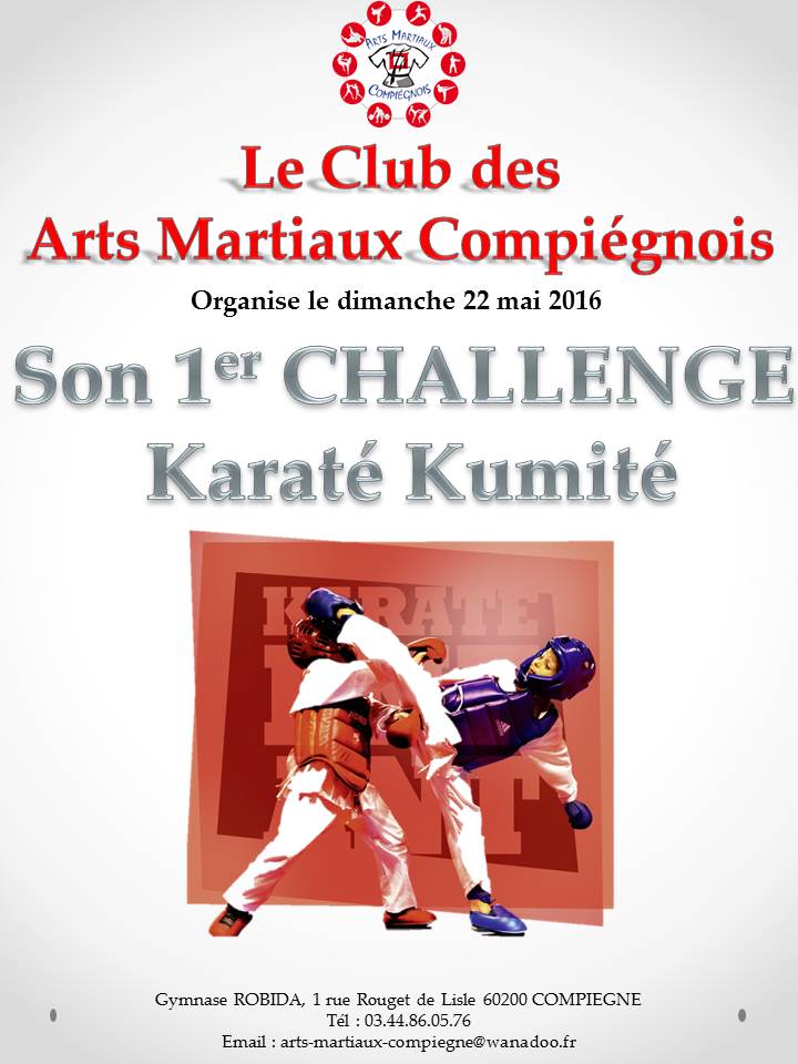 AMC60200's tweet photo. 1er Challenge #Karaté organisé par le club #Oise #Compiègne #ArtsMartiaux https://t.co/OO2cy1bkOq