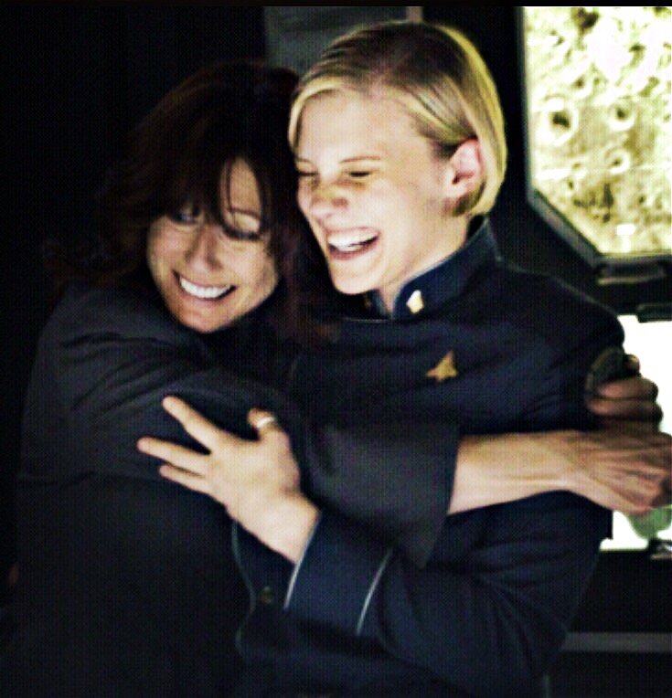 kateesackhoff's tweet photo. Happy Birthday to my Favorite President @MaryMcDonnell10 Love you Krazee!! ❌⭕️❌⭕️ https://t.co/5XM3Q4sRvO