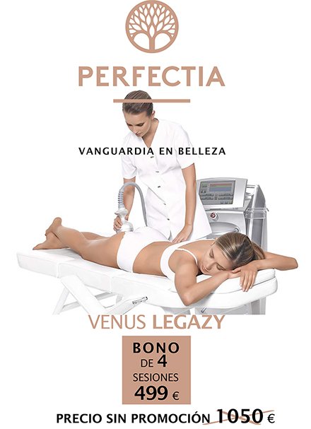 Ven a #Perfectia y disfruta esta semana de un bono de 4 sesiones por sólo 499€ en #tratamiento #VenusLegacy #Beauty