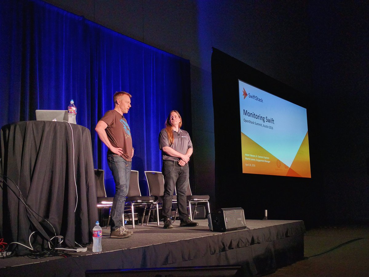 alphax777's tweet photo. "What's my cluster doing? Whose using all the storage, gotta bill em" @SwiftStack @mlanner &amp; @AdamTakvam #OpenStack https://t.co/SdETjvWsig