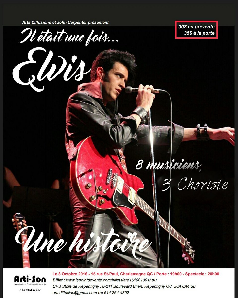 artsdiffusions's tweet image. #elvis #elvisontour  #ElvisPresley #8octobre2016 #OnceUponATime