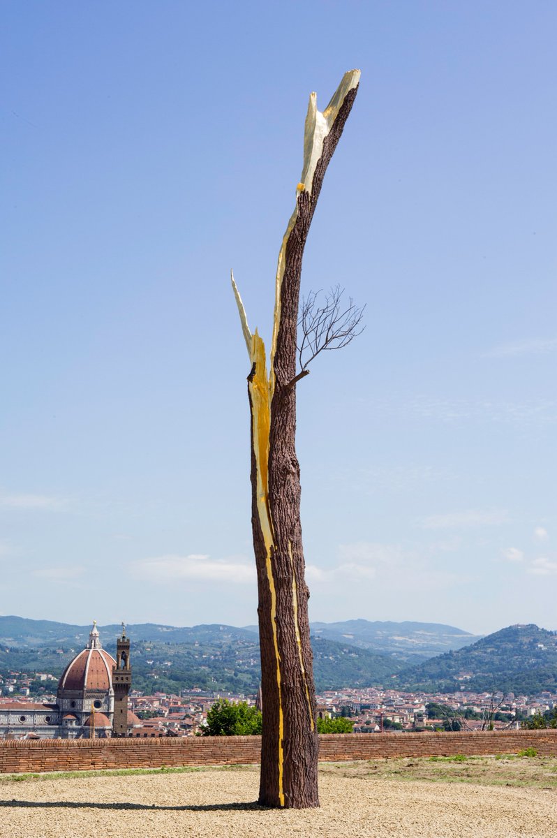 rijksmuseum's tweet photo. New Giuseppe #Penone sculptures in Rijksmuseum gardens. On show from 10 June https://t.co/bKPRzBf3q5 https://t.co/JnOxXq5z16