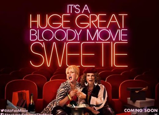 Absolutely Fabulous... The Movie ... er.. yes please! Roll on 1st July 2016 #abfab youtu.be/Dj3ZWhlmexw
