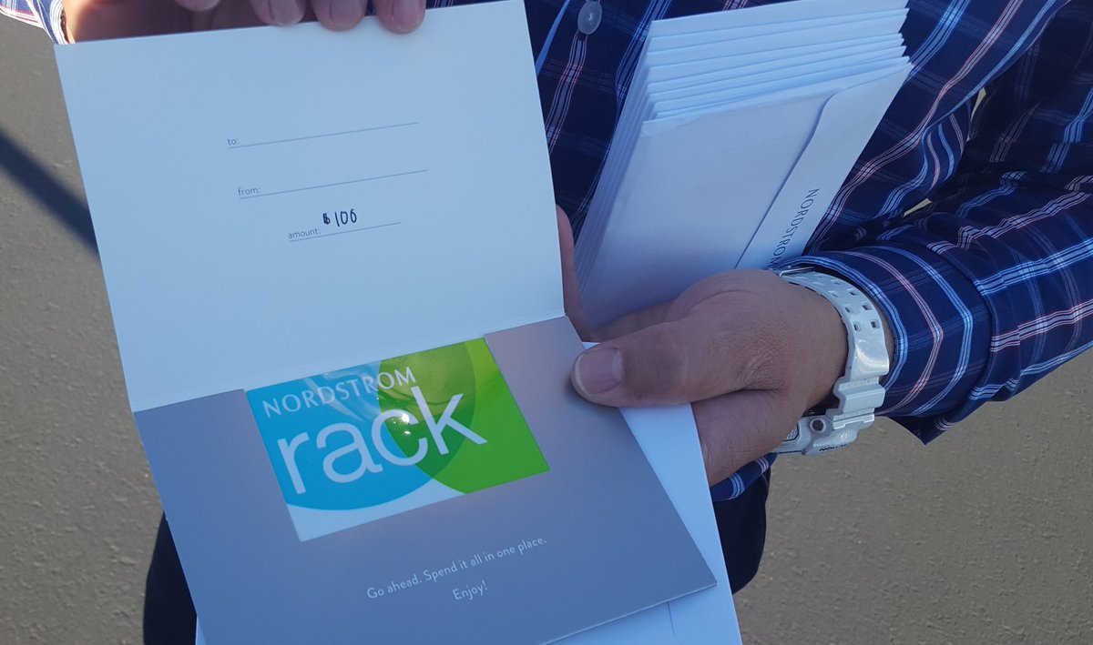 GoPalladio's tweet photo. A peek at what early risers received for attending #RackOpening @nordstrom_rack #Folsom! #GiftCard #Opening https://t.co/9oMYFTMgQa