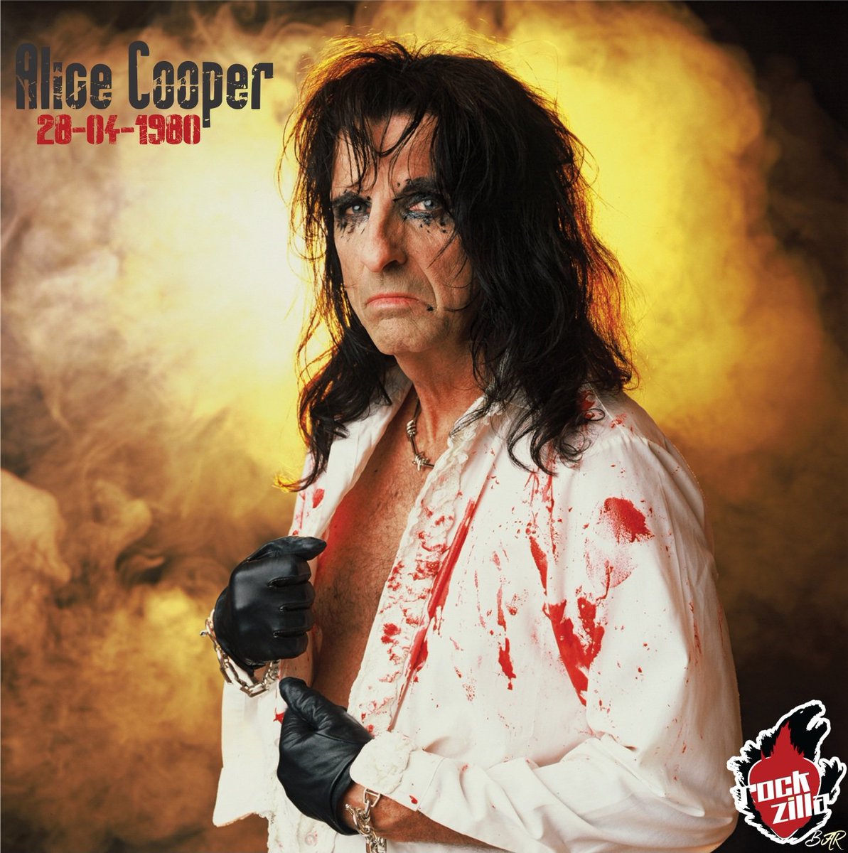 Rockzillapy's tweet photo. Un día como hoy, 28 de abril de 1980, se lanza el album de la banda Alice Cooper llamado ''Flush the Fashion''. https://t.co/5iX93QBBTz