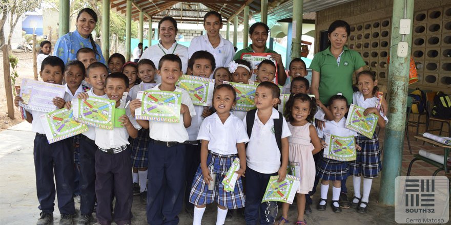 En jornada de higiene oral, #estudiantes de Pueblo Flecha, tuvieron control y recibieron un kit de aseo oral.