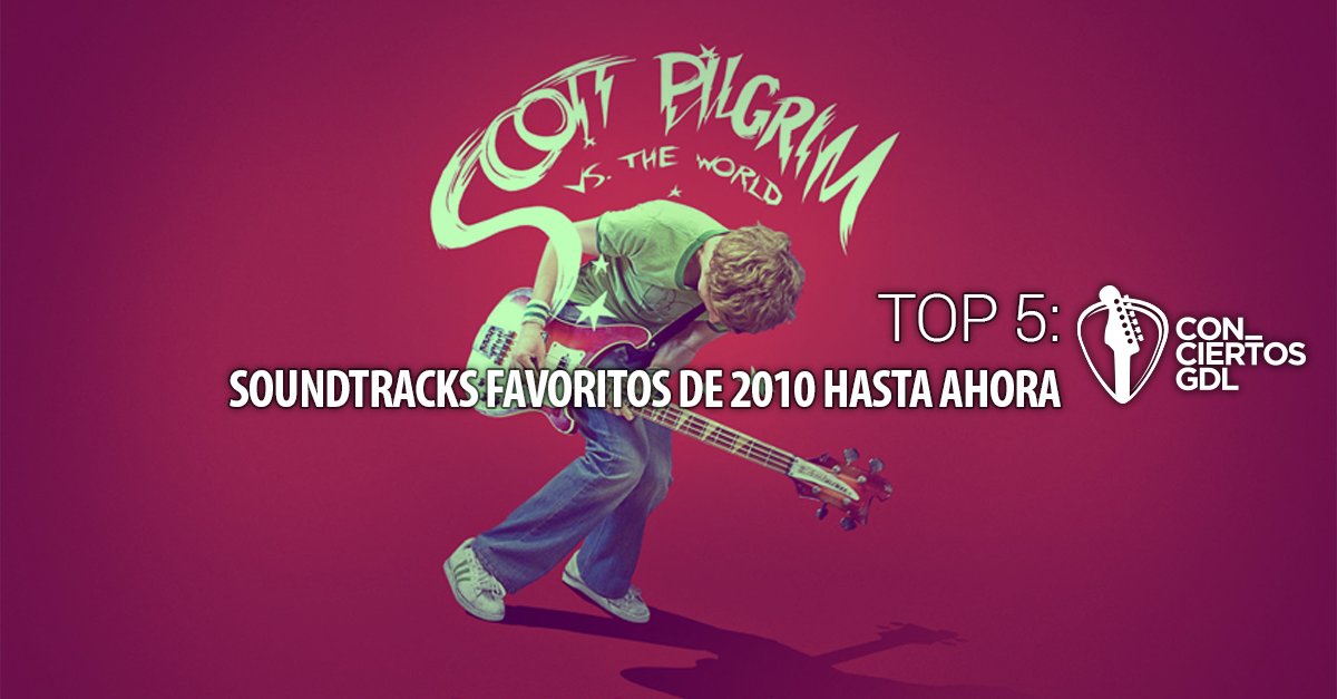 conciertosgdl's tweet photo. Scott Pilgrim Vs. the World, Boyhood y Drive son algunos de nuestros soundtracks favoritos: https://t.co/rzguHJk4Oi https://t.co/wFb58uYpdU