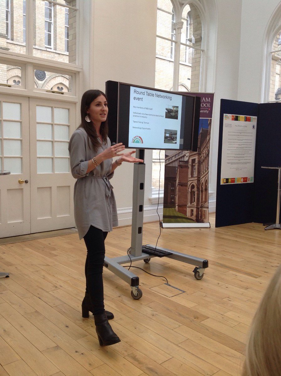 NBS_NTU's tweet photo. #TheOathProject presentation by our student Gabriella on ethical fashion #fashion #sustainability #ethicalfashion https://t.co/rNZmwOHr5l