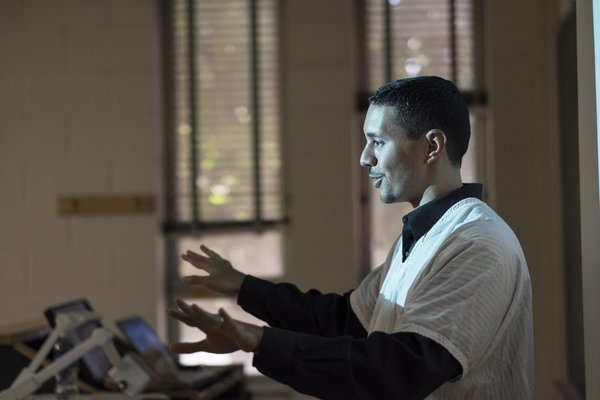 deancplong's tweet photo. Mohammad Khalil &amp; Tacuma Peters challenge students to examine social and cultural unrest: https://t.co/s5aP1NlUR0 https://t.co/ByFPuTTT0d