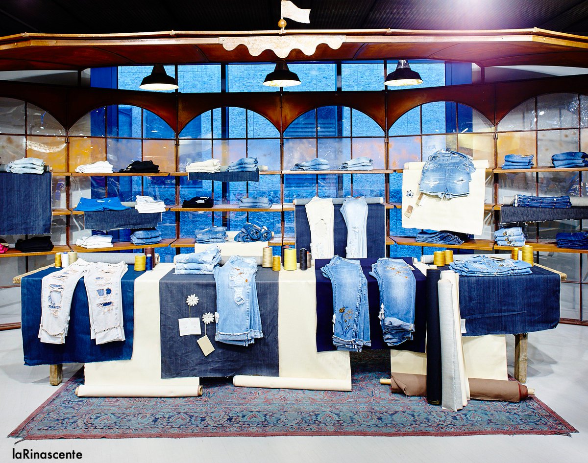 Rinascente's tweet photo. #Bohochic denim:it’s the style of #SS16 collection by @2W2M! Come discover its corner at annex #laRinascente #Milan! https://t.co/2FmhShGQQr