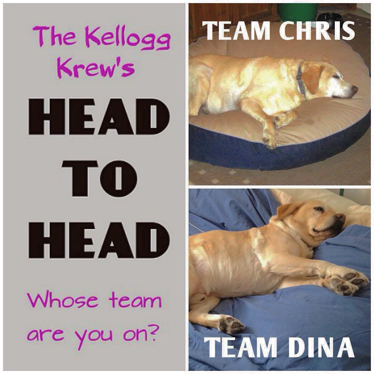 947WMASFM's tweet photo. Whose team are you on? Team Chris says NO to dogs in bed, and Team Dina says it's OK. #947WMAS #WMAS https://t.co/S86Etz25xD