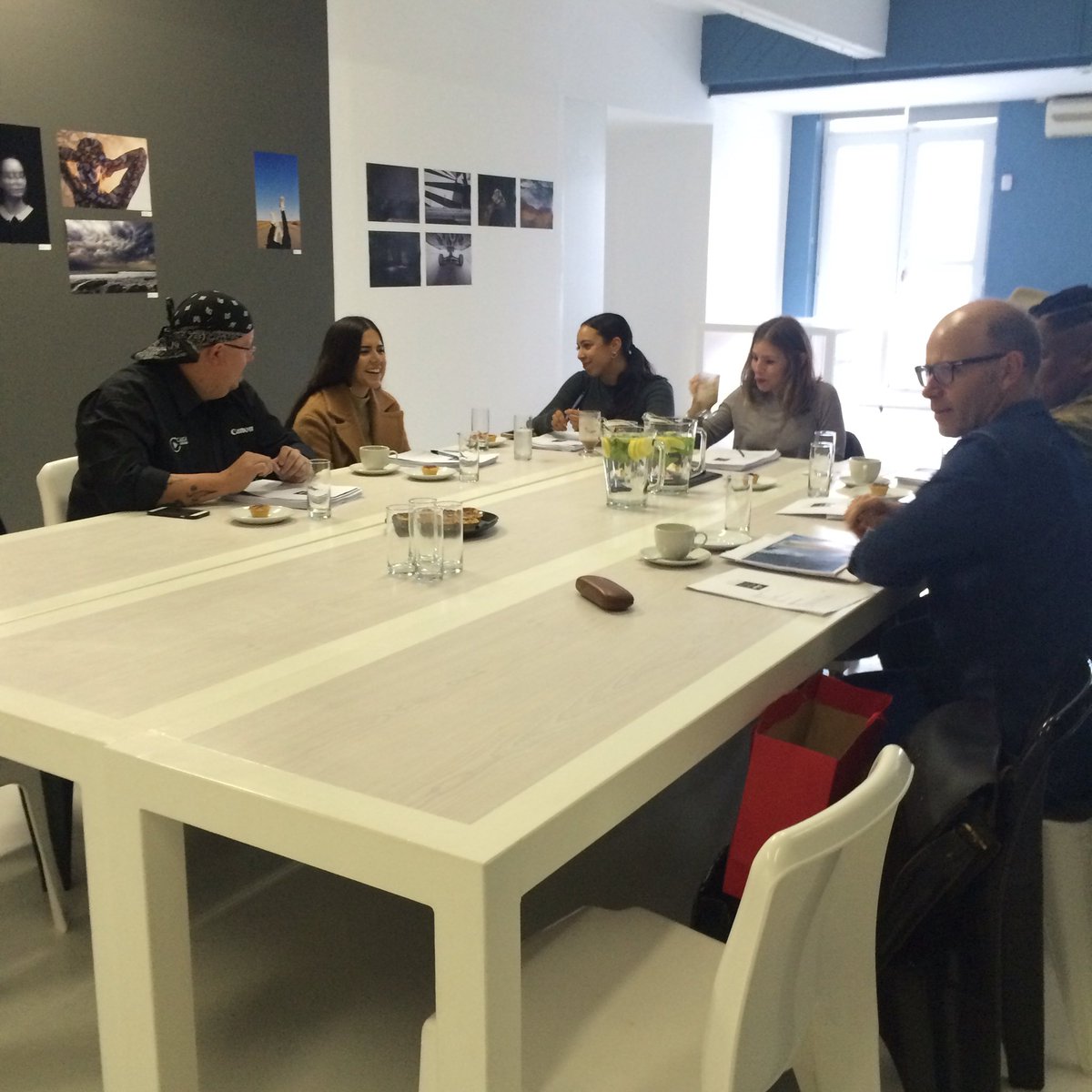 ELLESouthAfrica's tweet photo. Our judging table at the ready! #ELLEStyleReporter2016 #FinalJudging https://t.co/9Fjyk3zrSl