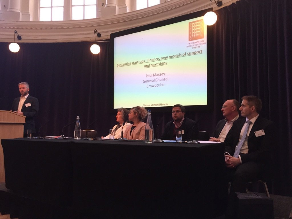AndyPena's tweet photo. @InnovationRCA being mentioned #WHEFE - funding students through crowdcube- good range of talks today. @sparky000 https://t.co/zPOV5cDWjj