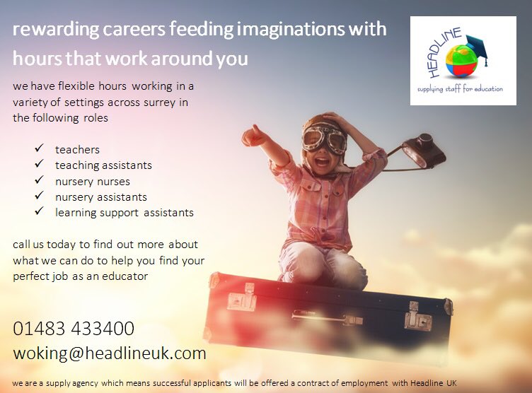 #Woking #guildford #weybridge #jobs #teaching #nursery #sen #lsa #ta #headlinewoking