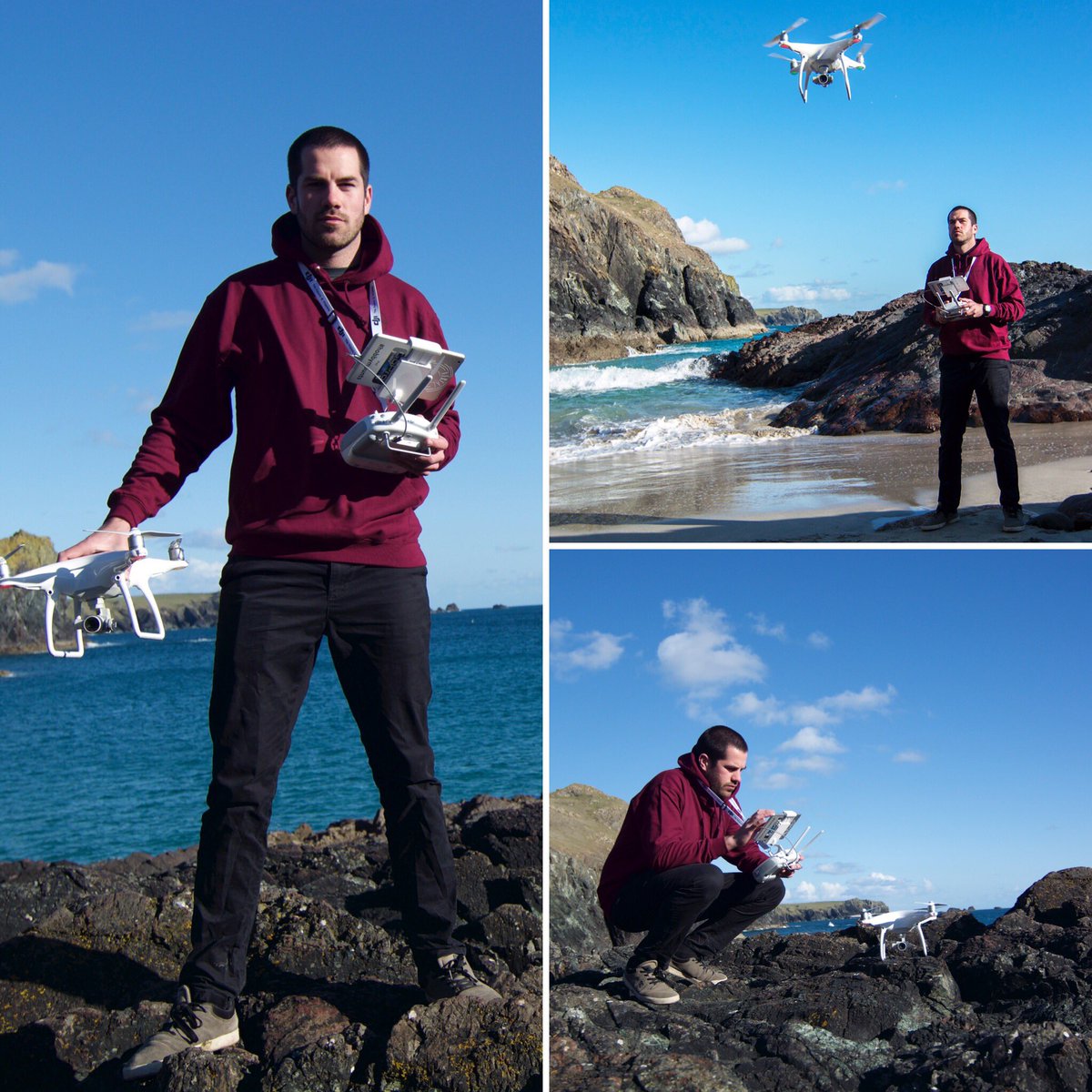 chloe44spencer's tweet photo. Great evening shoot down at Kynance last night with @AerialCornwall! But windy but clear🌞 Thank you @Matt_Burtwell https://t.co/KQYML6scD4