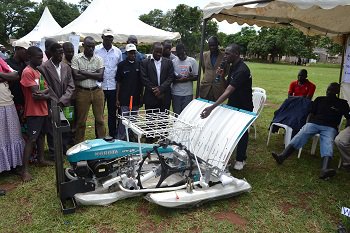 Its happening NOW #RiceDay show casing #Mechanization in #Tororo #Uganda.