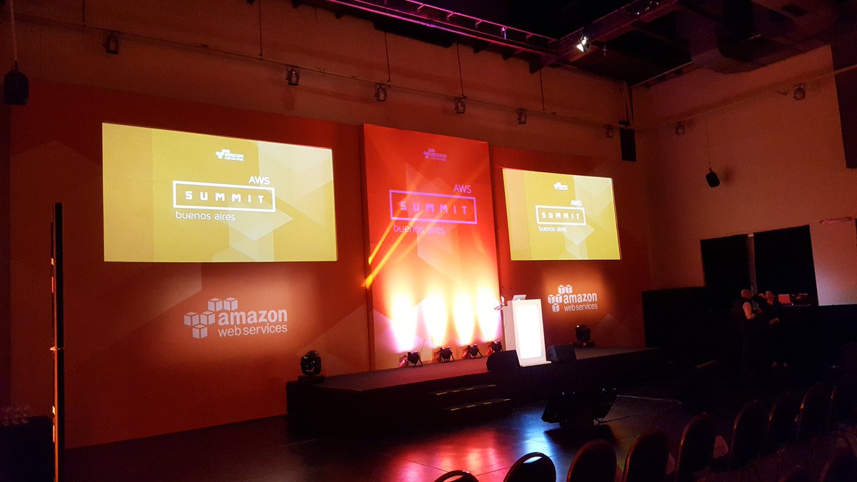 #AWSSummitBuenosAires a punto de empezar!!