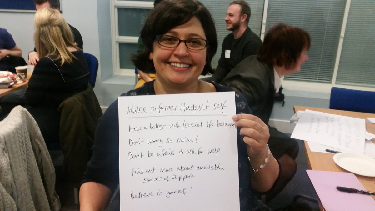 THEMEStweets's tweet photo. .@vhmdale shares the advice she'd give her younger self. #ETstudents https://t.co/849RHEhKB1