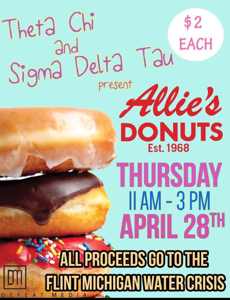 Today at the Union. Come support <a href="/Theta_Chi_URI/">Theta Chi URI</a>  <a href="/sdtURI/">Sigma Delta Tau</a> <a href="/URIGreekLife/">URIGreekLife</a>  Help #FlintWaterCrisis