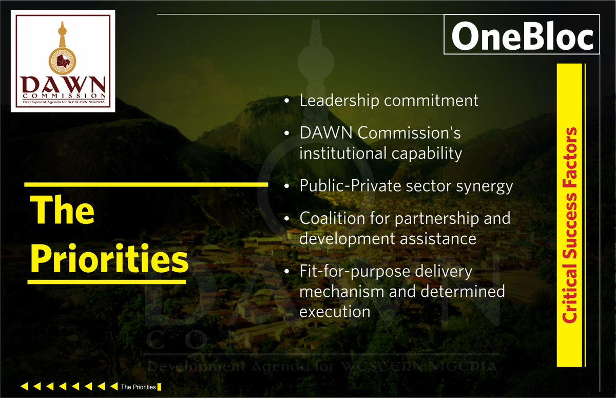 DAWNCommission's tweet photo. #OneBLOC As a Commission, we are aware of the central role we have been mandated to play by the Southwest Goverments https://t.co/YvFWWGeKZL
