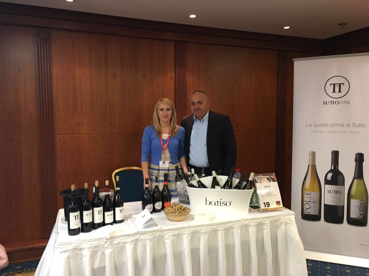 I vini veneti e friulani d'eccellenza SuttoWine #Sutto, #Batiso e #Polje a Praga! @InternationalWineShowPrague
