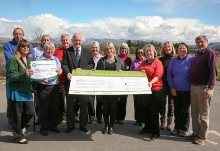 WhitehavenGolfC's tweet photo. Outgoing club captains present cheques to  @GNairambulance and @HospiceatHomeWC https://t.co/M4dAIdblsg