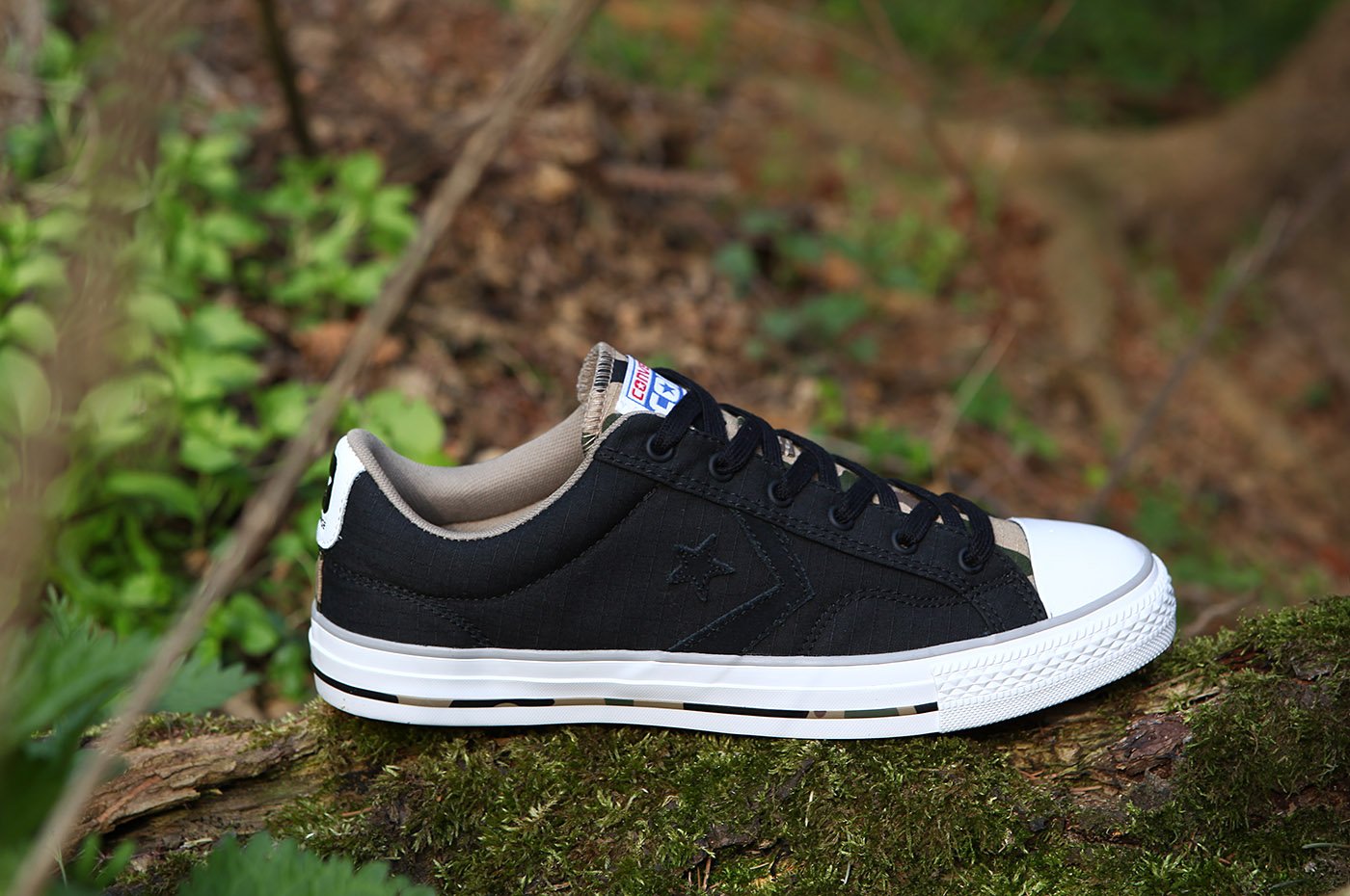 converse star player black sandy