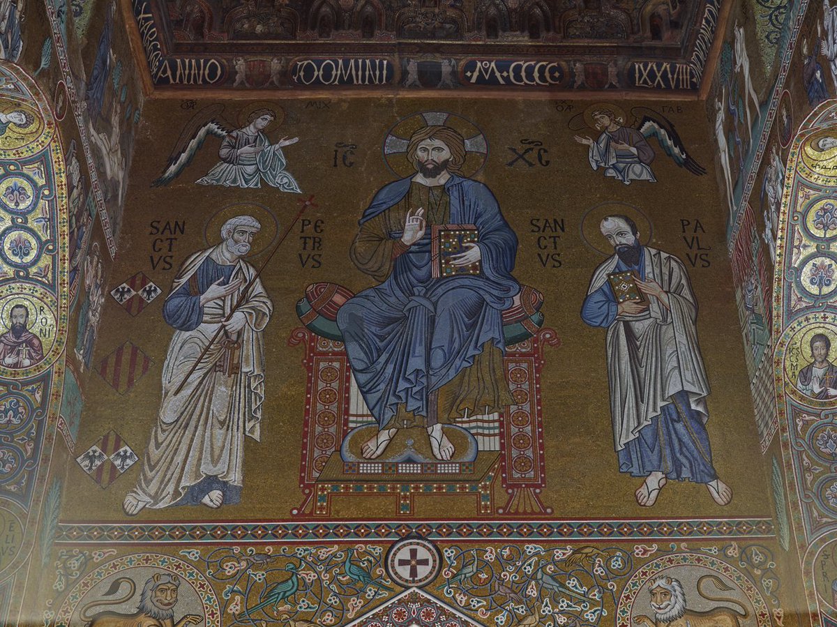 The stunning Palatine Chapel in Palermo was consecrated #onthisday in 1140 #SicilyExhibition ow.ly/4n6ZJx