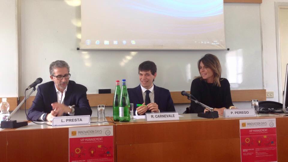 LEP_OFFICIAL's tweet photo. #InnovationDays iniziato in Aula19 l'ultimo incontro sul #VIPManagement con Lucio Presta e Paola Perego! https://t.co/MdYa9za9bP
