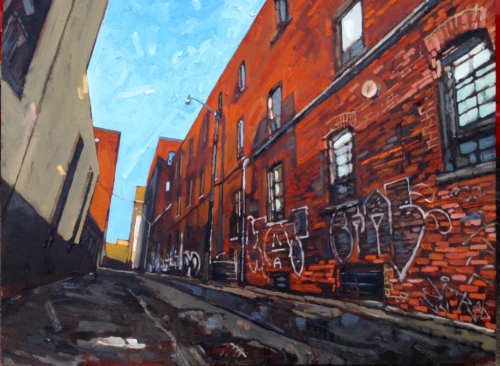 stewjones's tweet photo. URBAN COUTURE#3 36"x48" oil on panel NEW WORK for @WallSpaceOttawa Exhibition URBAN COUTURE June11 2016 https://t.co/ZW7XzAmoDq