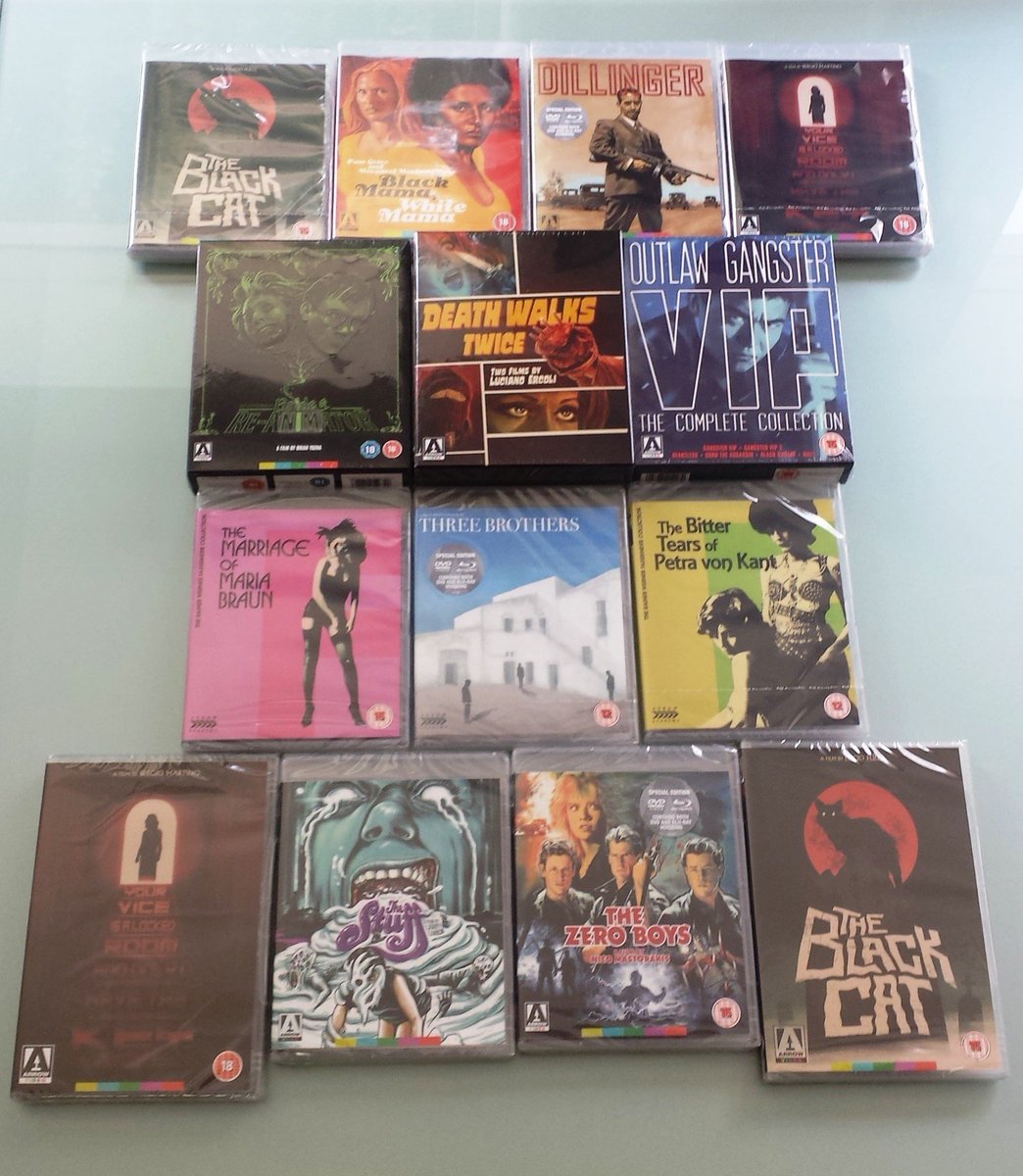 ArrowFilmsVideo's tweet photo. So that was April! Which releases were your favourites of last month? https://t.co/GudOJZGIoY