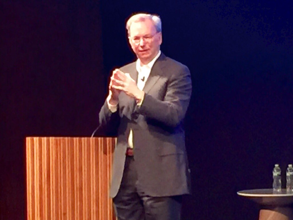 wgoers's tweet photo. Eric Schmidt, Executive Chairman of Alphabet, Inc. Talking about the import of @BellLabs #shannon100 @wendyzajack https://t.co/XaYQQrbAcl