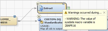 SASTricks's tweet image. Use this to c d values of variables via popups in DI! #SASTricks 

%put WARNING: macro variable sysdate=&amp;amp;sysdate.;