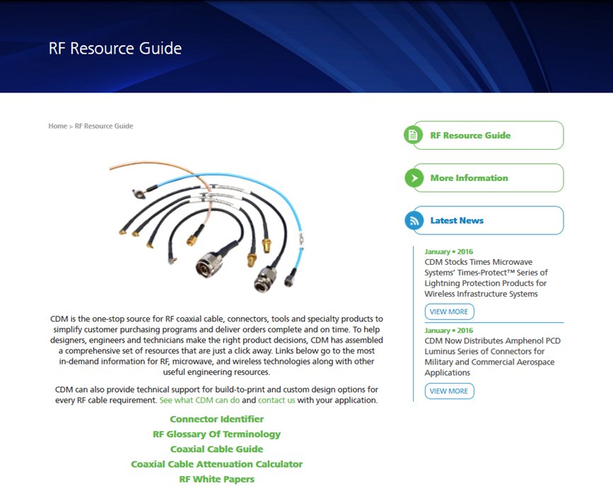 cdmincorporated's tweet photo. Check out our new RF Resource Guide - everything you need to know in one place! https://t.co/5gmNlrZSno #RFThursday https://t.co/AWKN6SOZOS