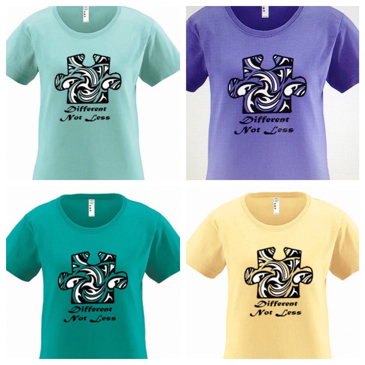 CreationzCustom's tweet photo. Different Not Less #autism spring collection available now. Includes FREE SHIPPING 
💕 https://t.co/oHy69ytKii 💕 https://t.co/DZHL6685nC