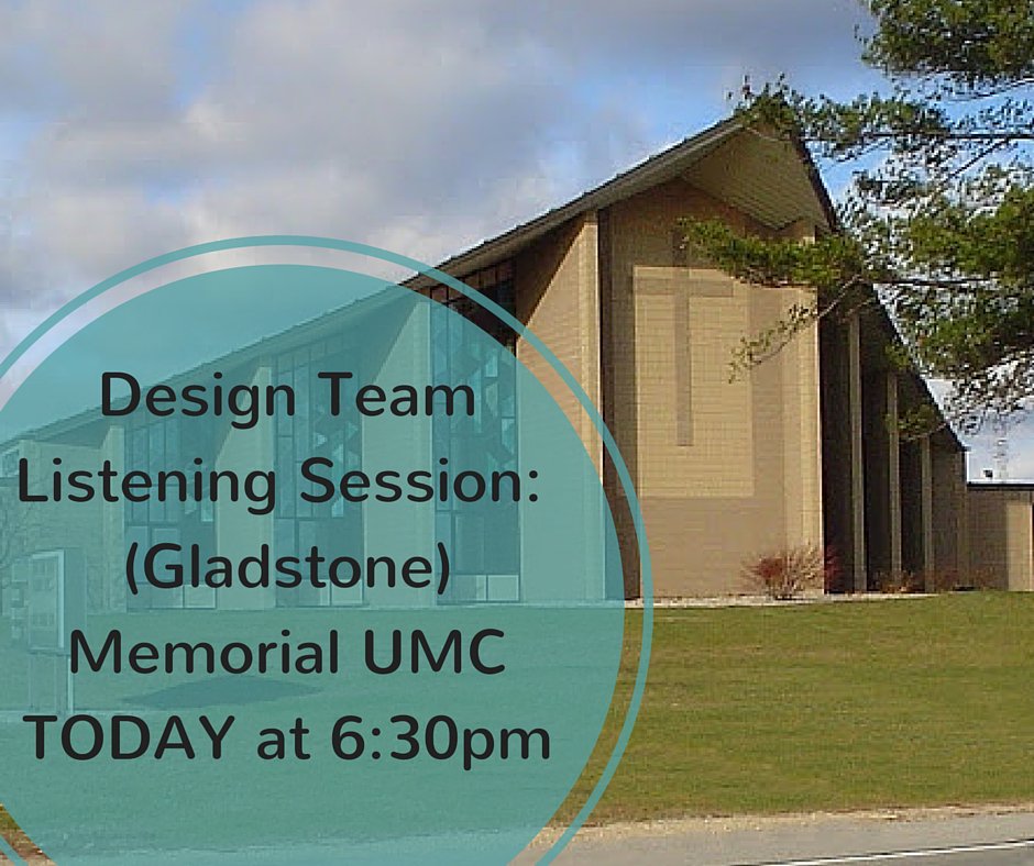 UMCDetroitConf's tweet photo. The Gladstone Memorial UMC Listening Session begins at 6:30pm tonight. https://t.co/Cs8AfkcNHy
