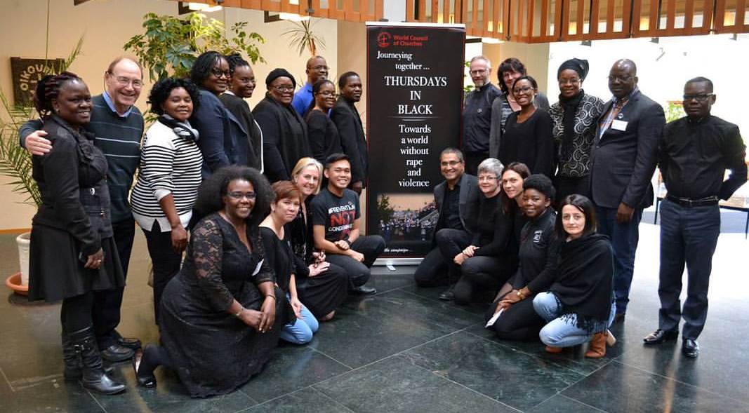 WCCehaia's tweet photo. The #WCC-#EHAIA International Reference Group joins #ThursdaysinBlack for a world without rape and violence! https://t.co/PJaLmNaygi