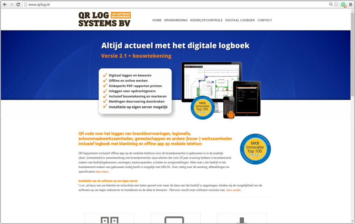 QRLOGsystemsbv's tweet photo. Nieuwe #website https://t.co/uXKNRLkegH #online met nog meer info over #brandisolatie #logboeken en #bouwtekening. https://t.co/lQr4XFr8yK