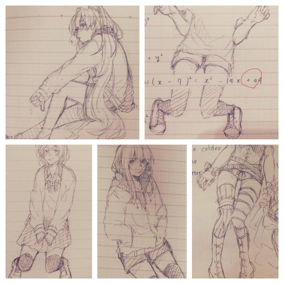授業中の落描き 